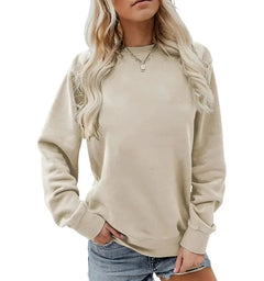 Milla | Winter Chic Sweatshirt in Khaki