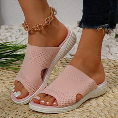 Milyora™ – Damen Sandalen Atmungsaktiv mit Rutschfester Sohle & Komfort in Rosa Rot