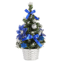 Mini-Weihnachtsbaum | DIY-Partydeko-Set für Kinder und Zuhause in Blau