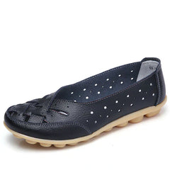 Muriel® | Ultrabequeme Lederballerinas in Schwarz