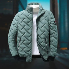 Stilvolle Puffer-Jacke für Herren in Grün