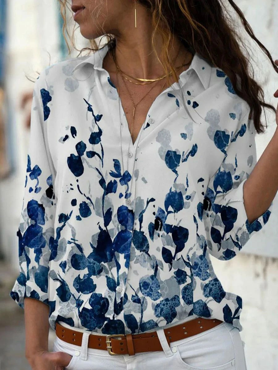 Yelena - Herbstliches Blumen Blouse
