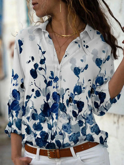 Yelena - Herbstliches Blumen Blouse