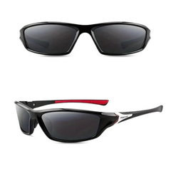 Sportbrille für Herren | Polarisierende Gläser in Rot