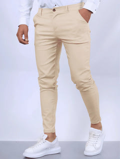 Virgil™ - Elegante Slim-Fit-Hose in Khaki