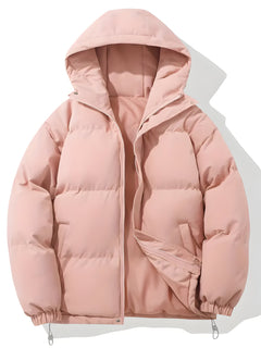 Tawanna | Lässiger und stilvoller Wintermantel in Rosa
