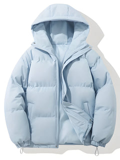 Tawanna | Lässiger und stilvoller Wintermantel in Hellblau