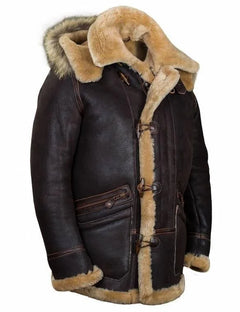 Herren Winterjacke mit Kapuze | Lässig in Braun