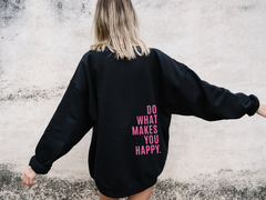 Lola | Oversized Hoodie in Schwarz