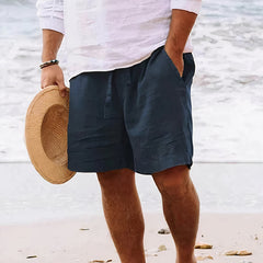 Svala leichte Sommerwebshorts für Herren in Marineblau