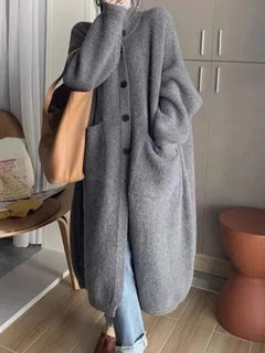 Lässiger Langarmpullover mit Rollkragenpullover in Schwarz
