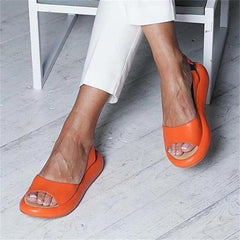 Niamh- Orthopädische Bequeme Sommerschuhe in Orange