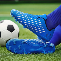Martin | Niedrige Unisex Fußballschuhe in Blau