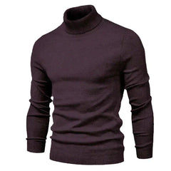 Nicolas - Stilvoller Rollkragenpullover in Rot