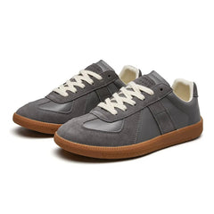 Elegante Retro-Schuhe in Grau