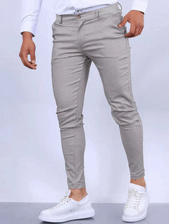 Noa | Stretchhose in Hellgrau