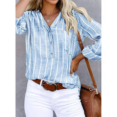 Norah - Modische Bluse für Damen in Hellblau