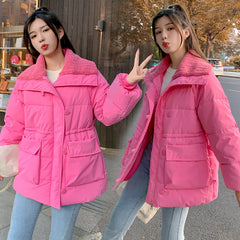Moxie - Gefütterter Mantel - Fleece-Futter in Rosa