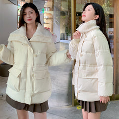 Moxie - Gefütterter Mantel - Fleece-Futter in Aus weiß
