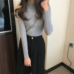 Birmadeth - Strickpullover - Slim-Fit-Stil in Grau