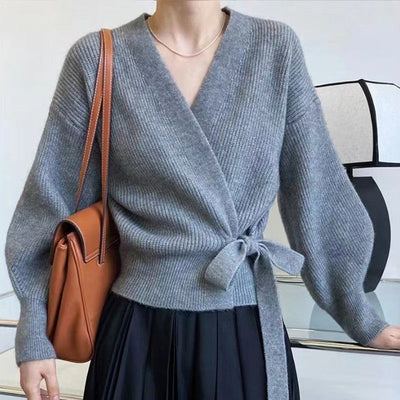 Leighanne - Strickpullover - Wickel-Stil