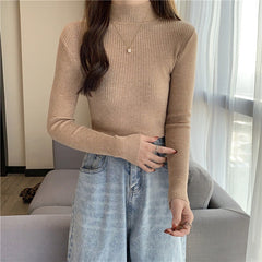 Birmadeth - Strickpullover - Slim-Fit-Stil in Khaki