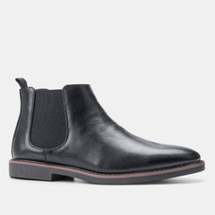 Jonas - Chelsea-Stiefel - Lederstiefel in Schwarz