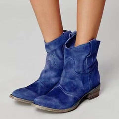 Karin® | Wildleder Stiefeletten in Blau