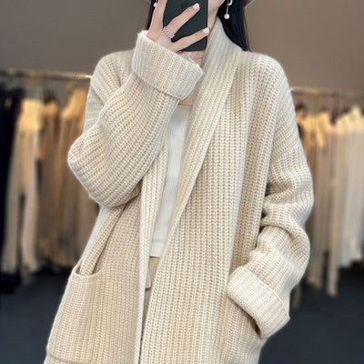 Modischer Langarm-Cardigan für Damen | Lässig