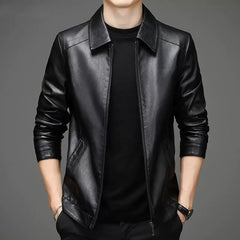Otto® | Lässige Lederjacke in Schwarz