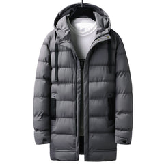 Alessio | Winterjacke mit Kapuze in Grau