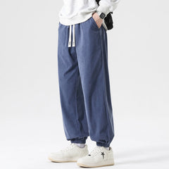 Ryohei | Bequeme Cordhose in Blau