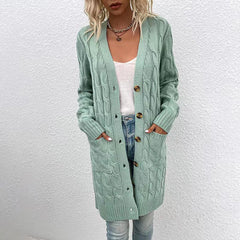 DamenMODE CARDIGAN PULLOVER | MODERNER STIL, KOMFORTABEL, VIELSEITIG in Hellblau