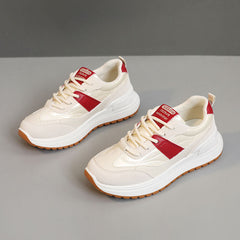 Damen Sportliche Freizeit Sneakers mit extra dämpfender Sohle und atmungsaktivem Obermaterial in Gelb