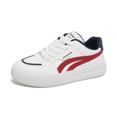 Damen Modische Freizeitsneakers mit dämpfender Sohle in Rot