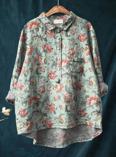BARBARA™ | KLASSISCHE BLÜTENBLUSE