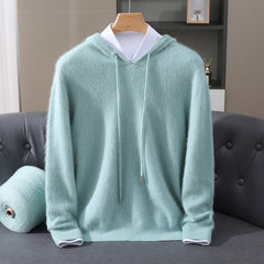 Valencia Cashmere Hoodie in Teal