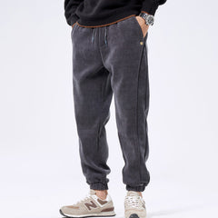 Renji | Bequeme Cordhose in Grau