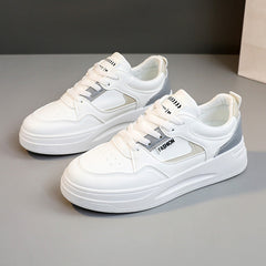 Damen modische Freizeit Sneakers mit dämpfender Sohle und atmungsaktiver Konstruktion in Grau