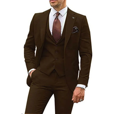 Herrenanzug Slim Fit für Hochzeitsgäste | 3-teilig