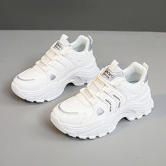 Damen Sportliche Chunky Sneakers mit ergonomischer Dämpfungstechnologie in Beige