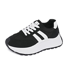 Damen Sportliche Chunky Sneakers mit komfortabler Dämpfung in Schwarz