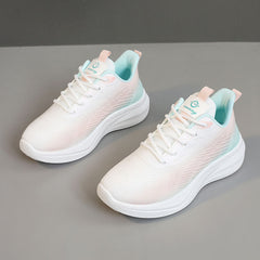 Damen Sportliche Lauf-Sneaker mit innovativem Dämpfungssystem in Pink