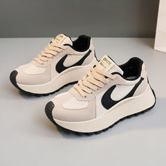 Damen Modische Sneaker mit ausgezeichneter Dämpfung und atmungsaktivem Obermaterial in Schwarz