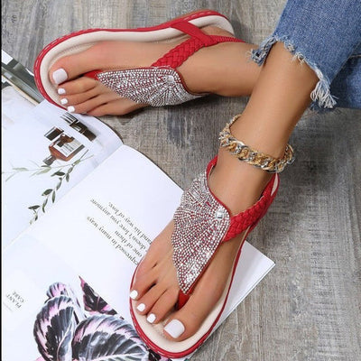 Trudi® | Orthopädische Sandalen mit Kristallen