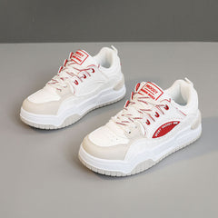 Damen sportliche Chunky Sneakers mit dämpfender Laufsohle in Khaki