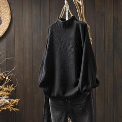 Lara™ | Knitted Sweater in Schwarz