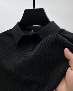 Timothy – Sommer Poloshirt für Herren in Schwarz