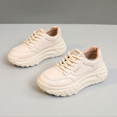 Damen Chunky Sneakers mit atmungsaktivem Obermaterial und strapazierfähiger Sohle in Khaki