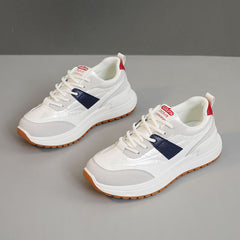 Damen Sportliche Freizeit Sneakers mit extra dämpfender Sohle und atmungsaktivem Obermaterial in Blau